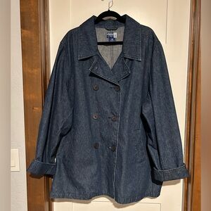 Vintage Denim Chore Coat Size 4X
